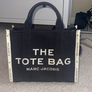 Marc Jacobs The Jacquard Medium Tote Bag Black